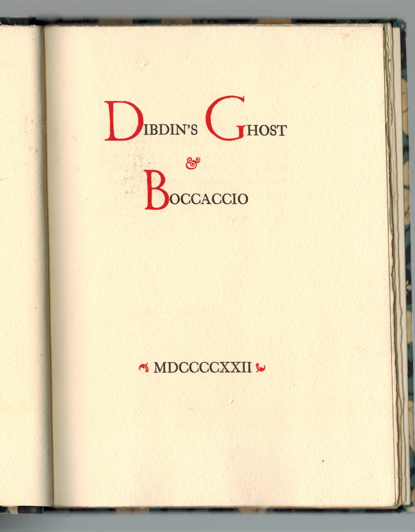 Image for Dibdin's Ghost and Boccaccio - Two Poems by Eugene Field Dibdin's Ghost and Boccaccio - Two Poems by Eugene Field