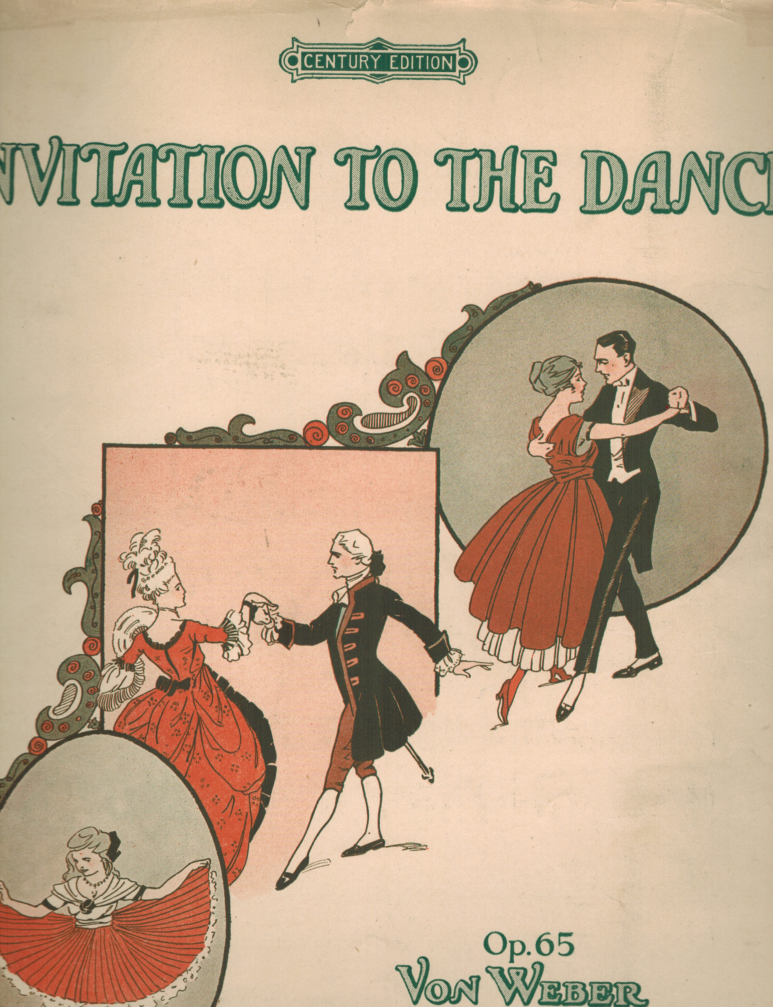 Image for Invitation to the Dance - Opus 65 - Vintage Sheet Music Invitation to the Dance - Opus 65 - Vintage Sheet Music