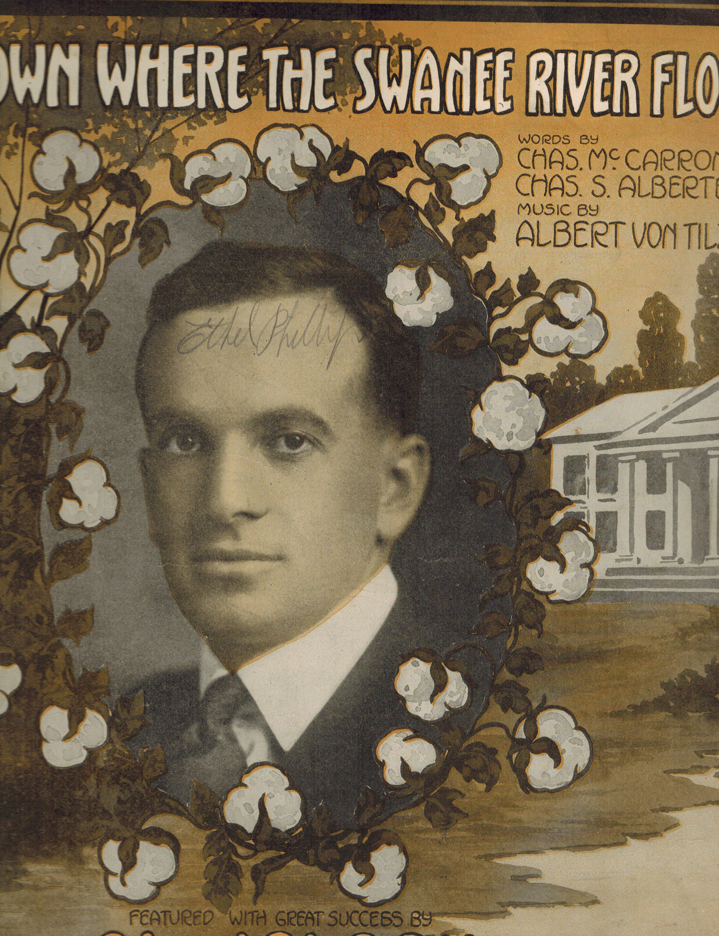 Image for Down Where the Swanee River Flows from Robinson Crusoe Jr. - Al Jolson Cover - Vintage Sheet Music Down Where the Swanee River Flows from Robinson Crusoe Jr. - Al Jolson Cover - Vintage Sheet Music