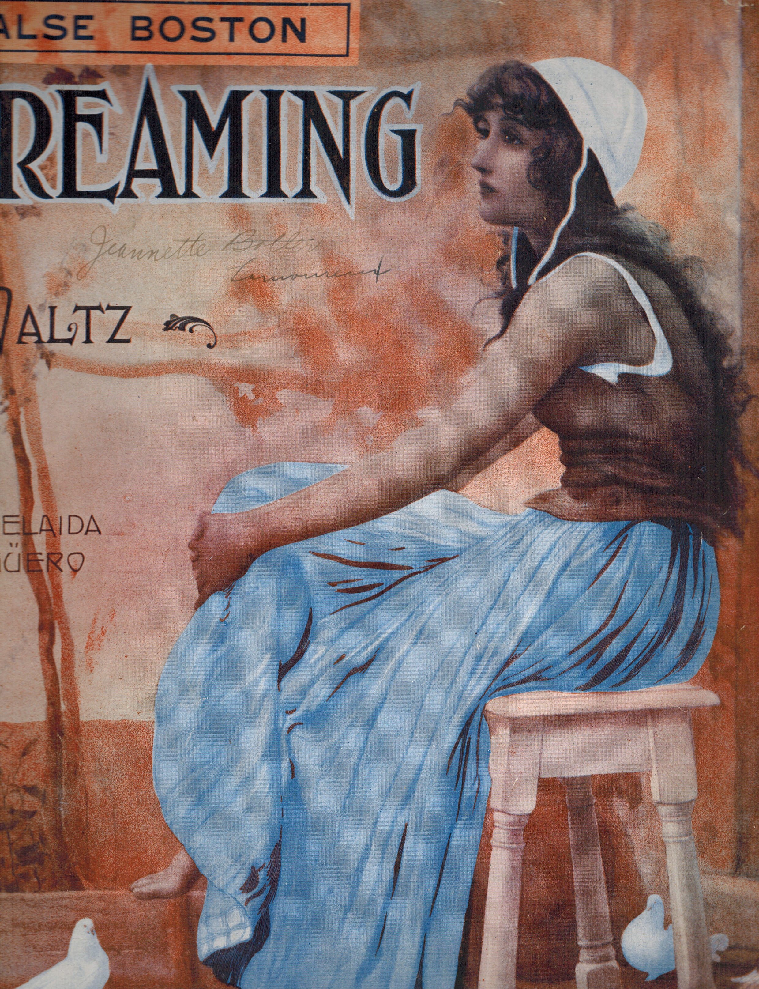 Dreaming Valse Boston- Vintage Sheet Music