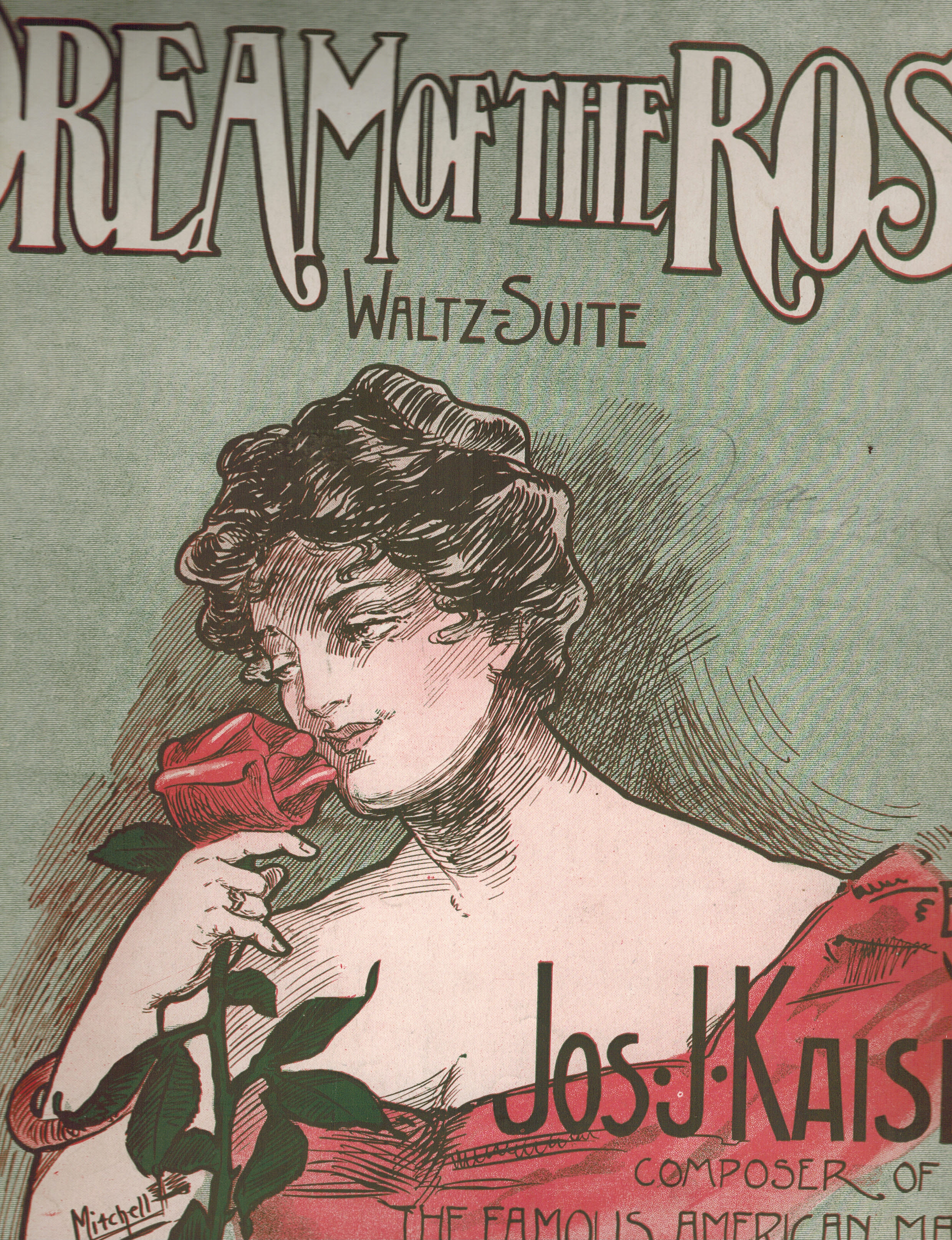 Dream of the Rose Waltz Suite - Vintage Sheet Music