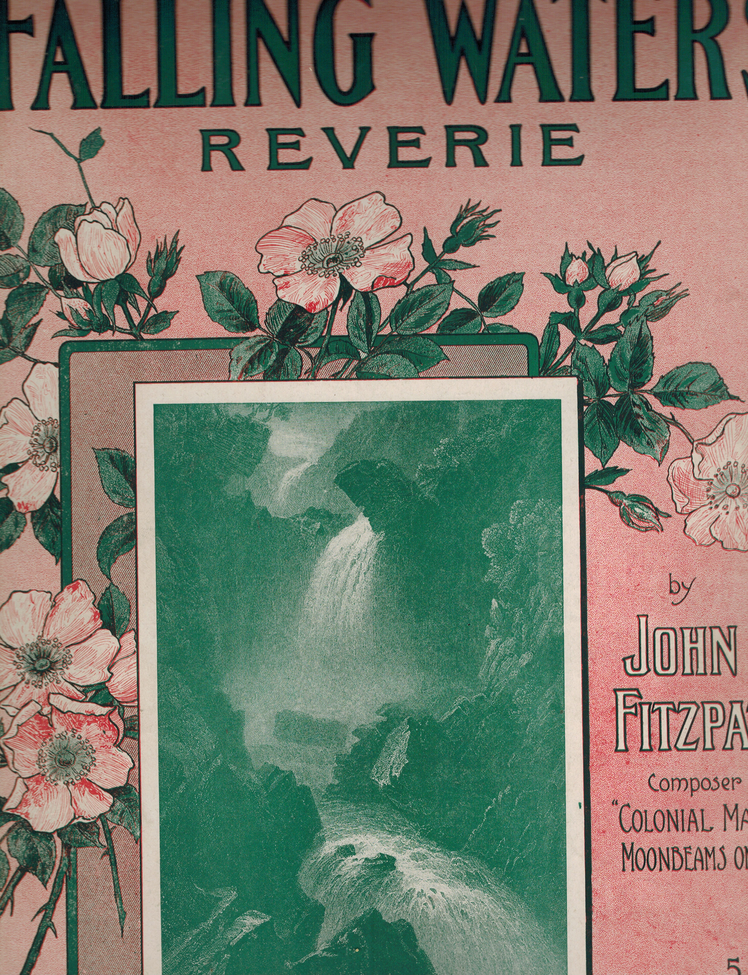 Falling Waters Reverie - Vintage Sheet Music