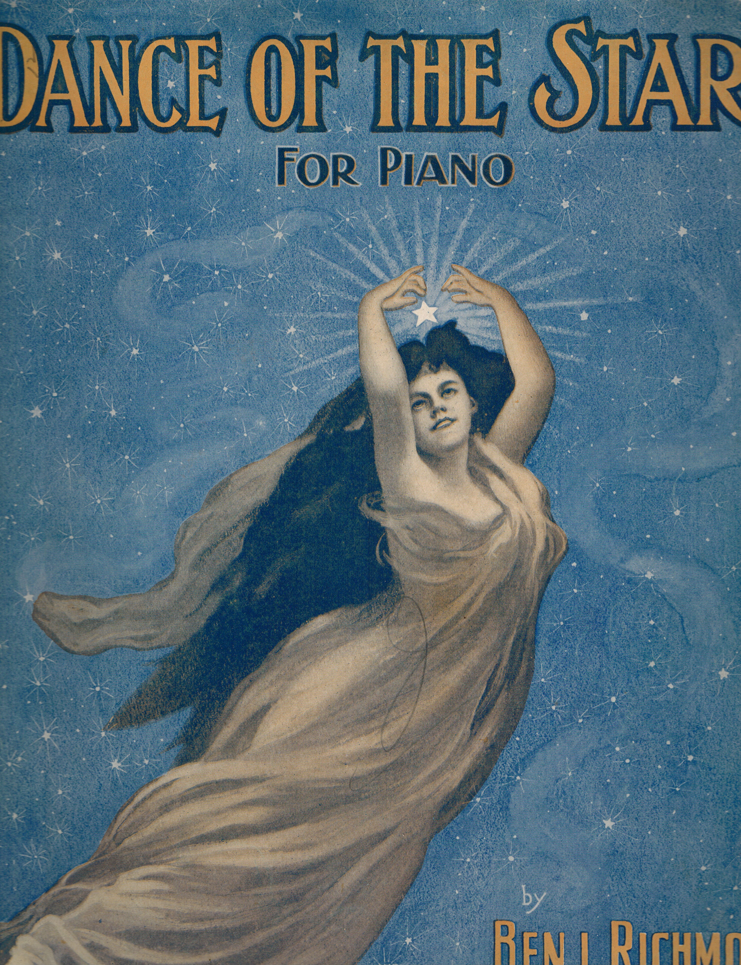 Dance o fhe Stars for Piano - Vintage Sheet Music