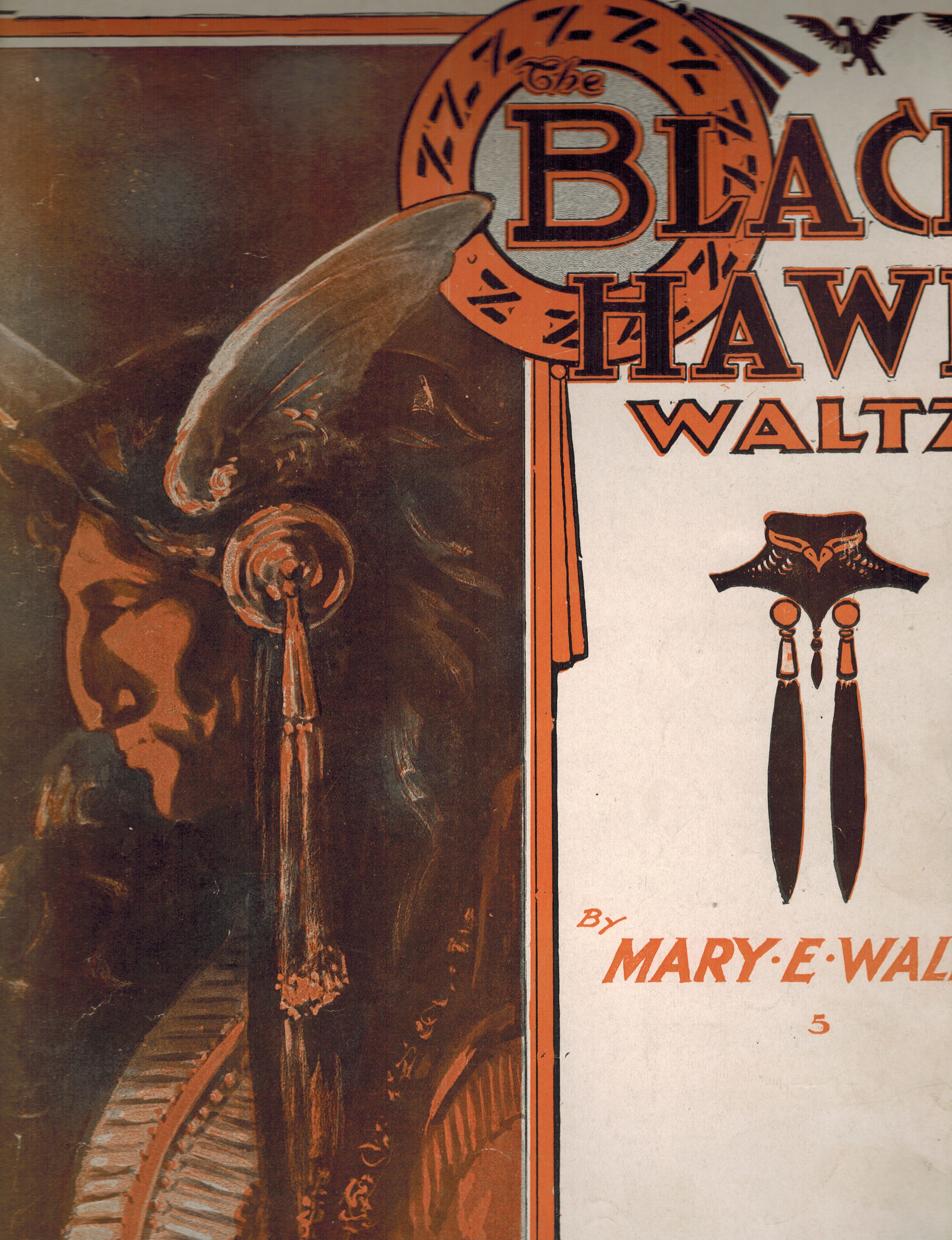 Black Hawk Waltz - Vintage Sheet Music