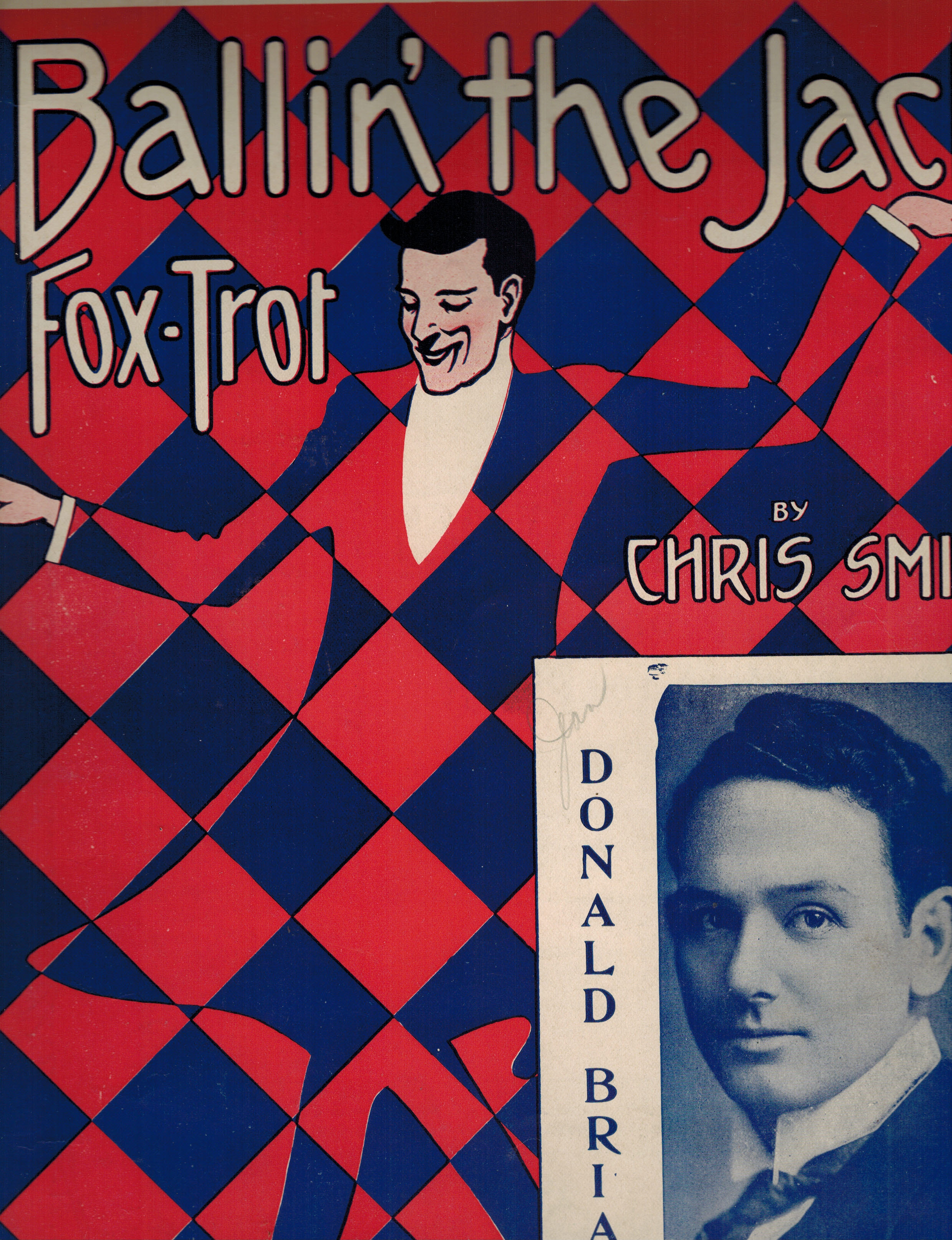 Ballin' ( Balling ) The Jack Fox Trot from the Girl from Utah - Donald Brian Cover - Vintage Sheet Music