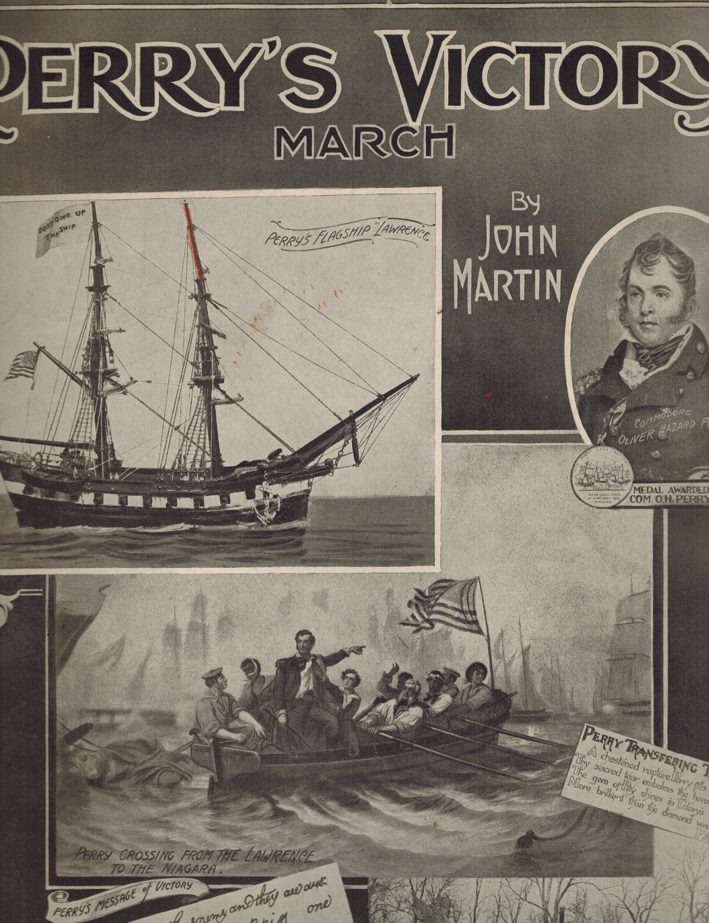 Perry's Victory March - Vintage Sheet Music
