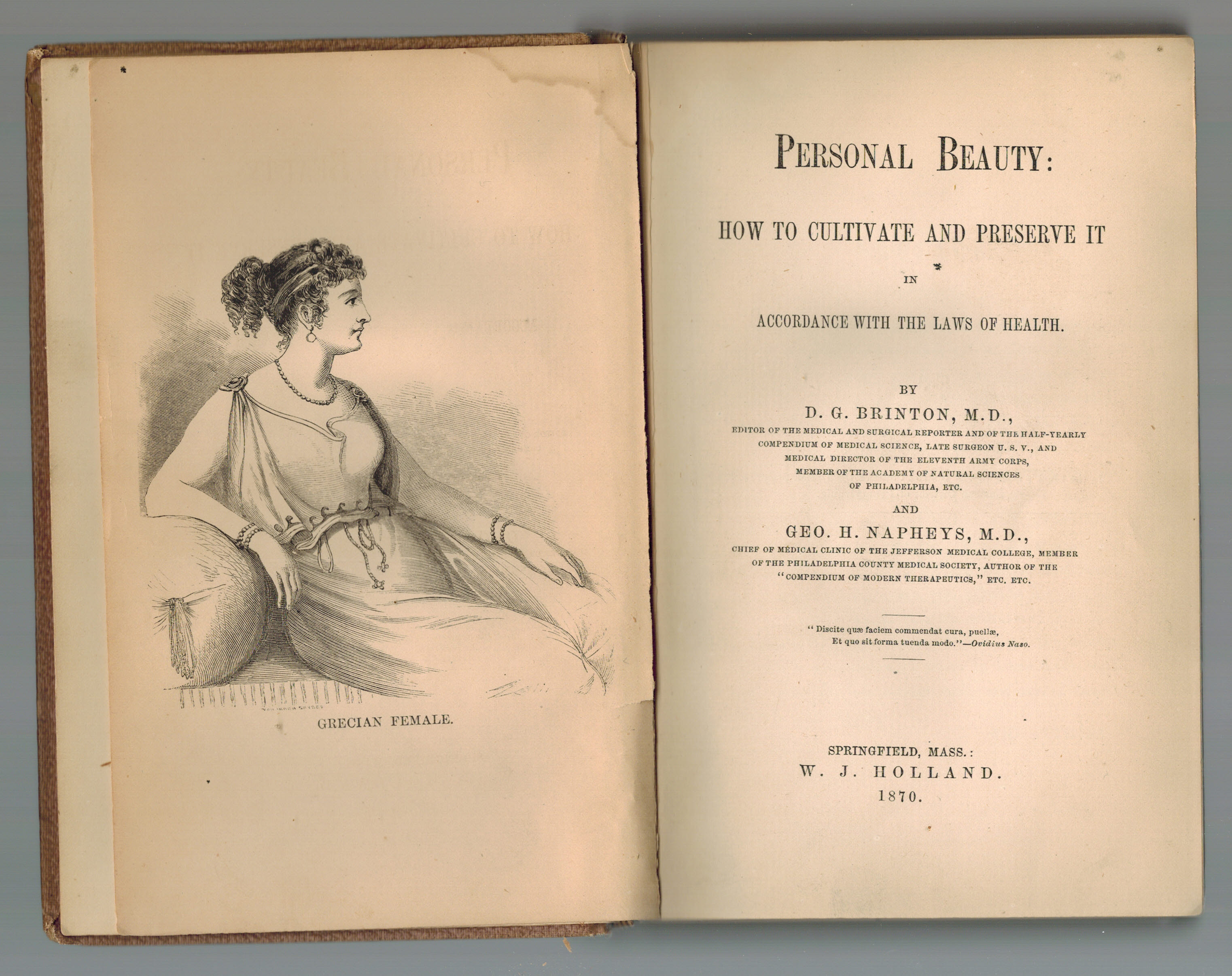 Personal Beauty : How to Cultuvate and Preserve It in Accordance with the Laws of Health