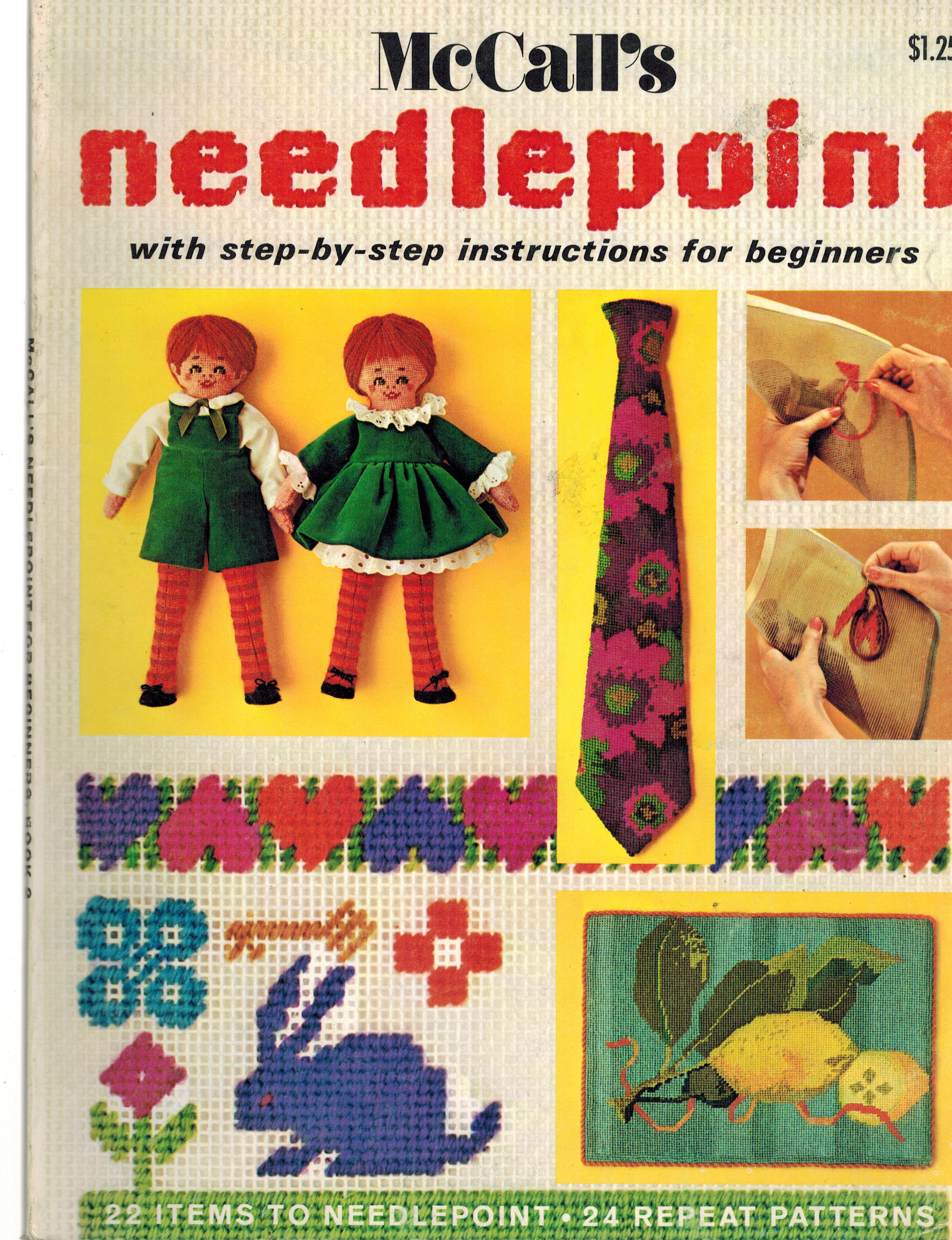McCall's Needlepoint for Beginners Book 2 - with Step by Step Instructions for Beginners and 31 Stitches to LEarn and Use