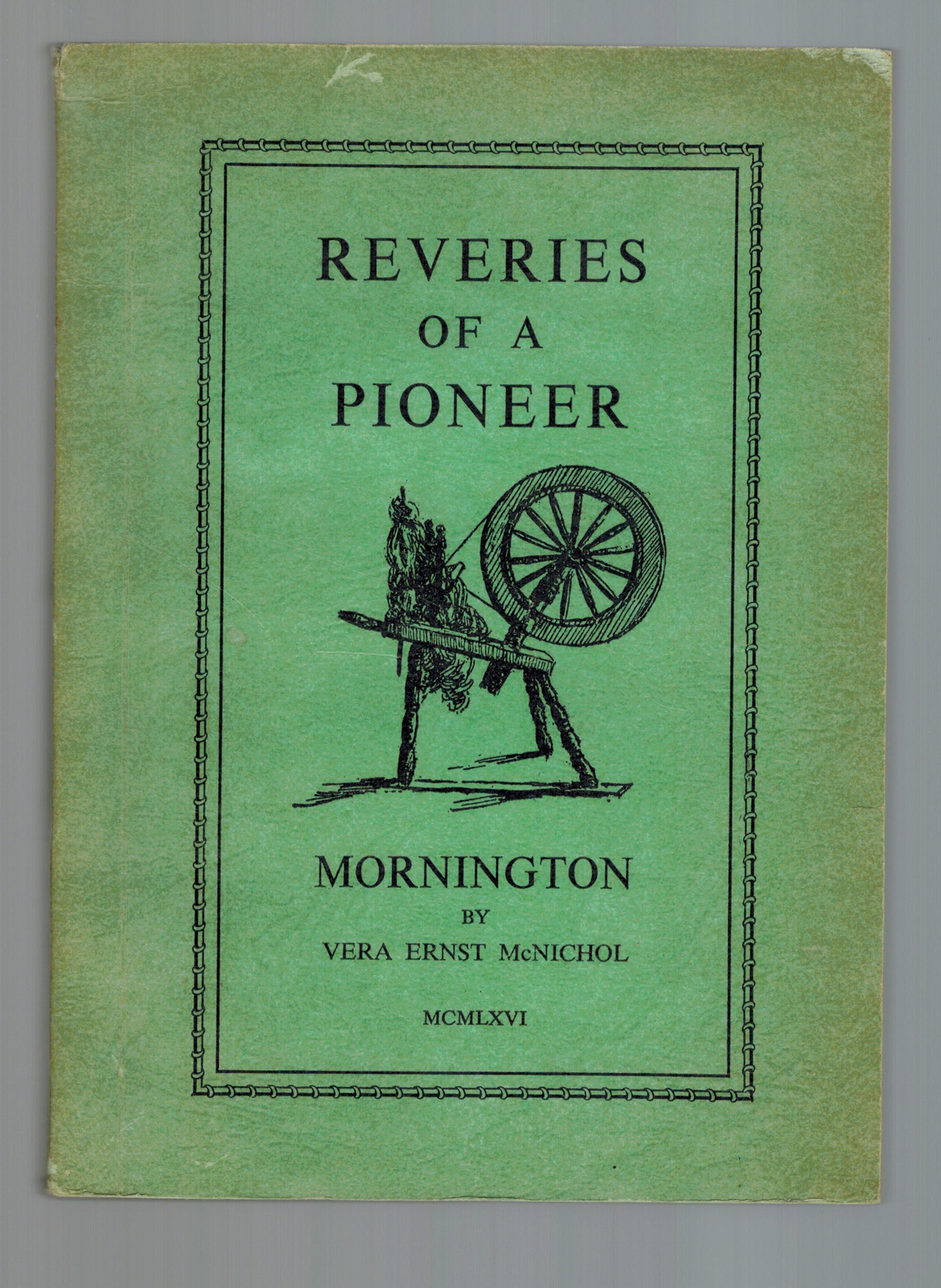 Image for Reveries of a Pioneer - Mornington Reveries of a Pioneer - Mornington