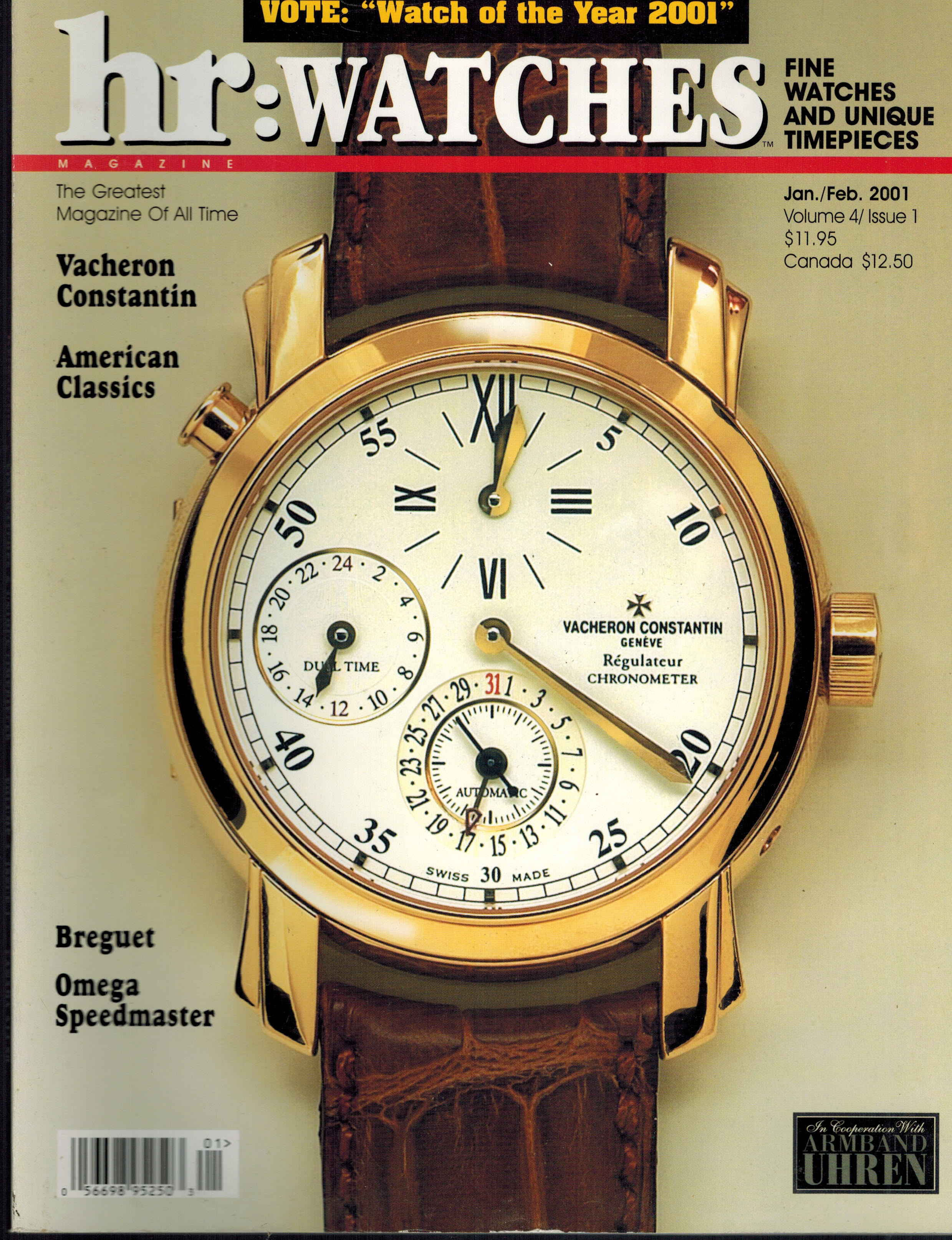 HR:Watches ( HR Watches ) Magazine - Vol. 4 No. 1 - Jan/Feb 2001